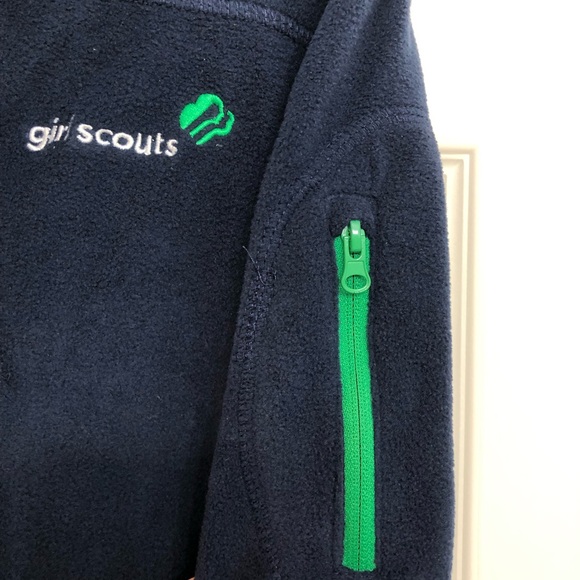 Girl Scouts Navy Blue Quarter-Zip Sweatshirt - Picture 2 of 5